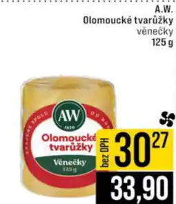 Jip A.W. Olomoucké tvarůžky Věnečky nabídka