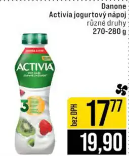 Jip Danone Activia jogurtový nápoj nabídka