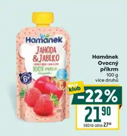 Billa HAMÁNEK Ovocný příkrm nabídka