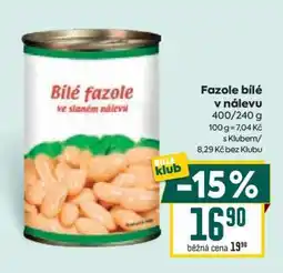 Billa Fazole bílé v nálevu nabídka