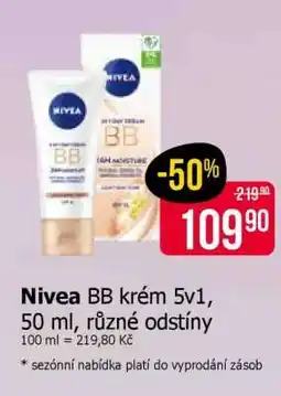 Teta Nivea BB krém 5v1 nabídka