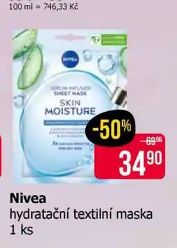 Teta Nivea hydratační textilní maska nabídka