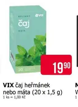 Teta VIX čaj heřmánek nebo máta nabídka