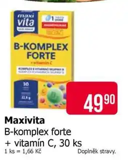 Teta Maxivita B-komplex forte + vitamín C, 30 ks nabídka