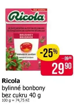 Teta Ricola nabídka