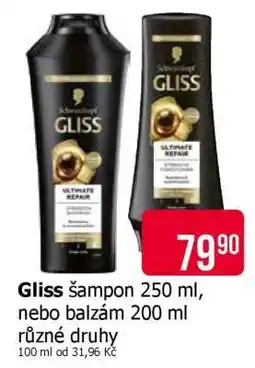 Teta Gliss šampon 250 ml, nebo balzám 200 ml nabídka
