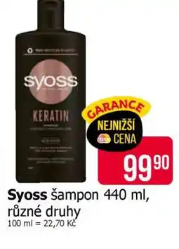 Teta Syoss Šampon 440 ml nabídka