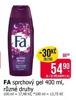 Teta Fa Sprchový gel 400 ml nabídka