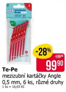 Teta Te-Pe mezizubní kartáčky Angle nabídka