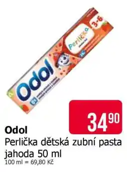 Teta Odol Perlička dětská zubní pasta jahoda 50 ml nabídka
