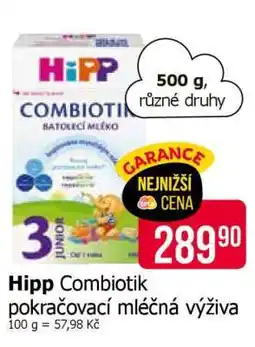Teta Hipp Combiotik pokračovací mléčná výživa nabídka