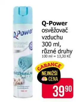 Teta Q Power osvěžovač vzduchu nabídka