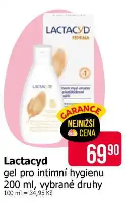 Teta Lactacyd nabídka