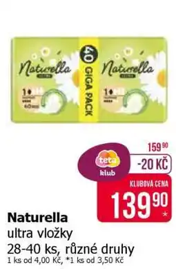Teta Naturella ultra vložky nabídka