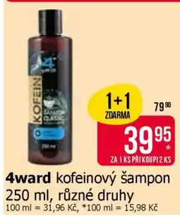 Teta 4ward kofeinový šampon nabídka