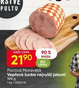 Hruška Poctivá Moravská Vepřová šunka nejvyšší jakosti nabídka