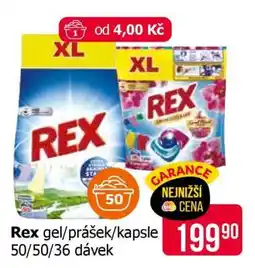 Teta Rex gel/prášek/kapsle nabídka