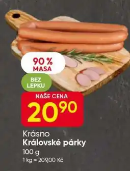 Hruška Krásno Královské párky nabídka