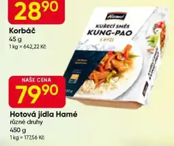 Hruška Hotová jídla Hamé nabídka