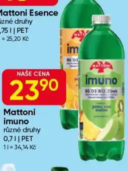 Hruška Mattoni Imuno nabídka