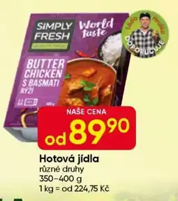 Hruška Hotová jídla nabídka