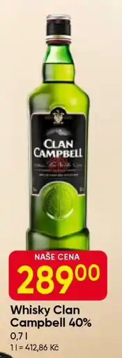 Hruška Whisky Clan Campbell 40 % nabídka