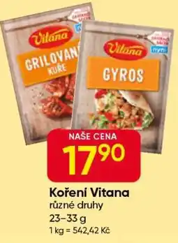 Hruška KOŘENÍ VITANA nabídka