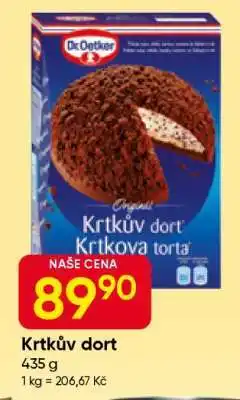 Hruška Krtkův dort nabídka