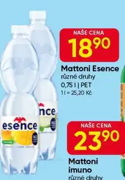 Hruška Mattoni esence nabídka