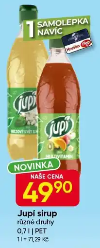 Hruška Jupí sirup nabídka