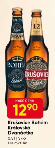 Hruška Krušovice Bohém Královská Dvanáctka nabídka