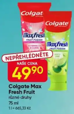 Hruška Colgate Max Fresh Fruit nabídka