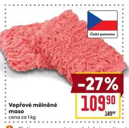 Billa Vepřové mleté maso nabídka