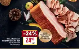 Billa BILLA Premium Pikantní slanina Deli nabídka