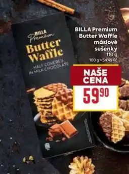 Billa BILLA Premium Butter Waffle máslové sušenky nabídka