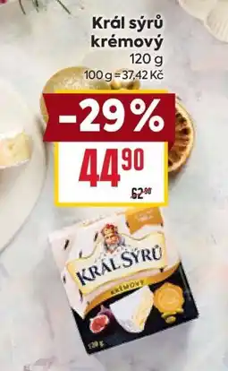 Billa Král Sýrů Krémový nabídka