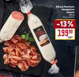 Billa BILLA Premium Hungarian salami nabídka
