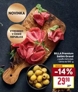 Billa BILLA Premium Salám Grand nabídka