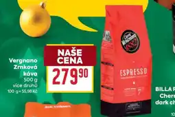Billa VERGNANO ZRNKOVÁ KÁVA nabídka
