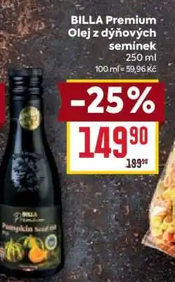 Billa BILLA Premium Olej z dýňových semínek nabídka
