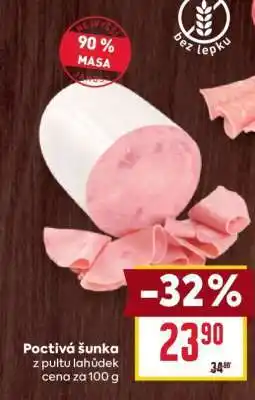 Billa Poctivá šunka nabídka
