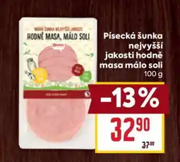 Billa Písecká šunka nejvyšší jakosti hodně masa, málo soli nabídka