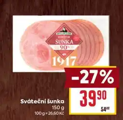 Billa Sváteční šunka nabídka