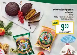 Billa Mikulášský perník kolečko nabídka