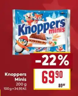 Billa Knoppers minis nabídka