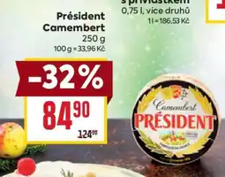 Billa Président camembert nabídka