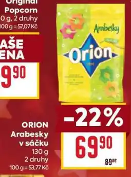 Billa ORION Arabesky v sáčku nabídka