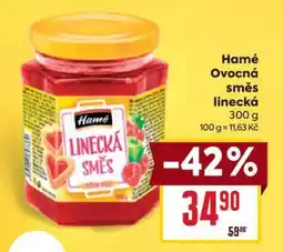 Billa Hamé Ovocná směs Linecká nabídka