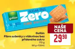 Billa Gullón Fibre sušenky s vlákninou bez přidaného cukru nabídka