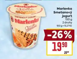 Billa Marlenka smetanový jogurt nabídka